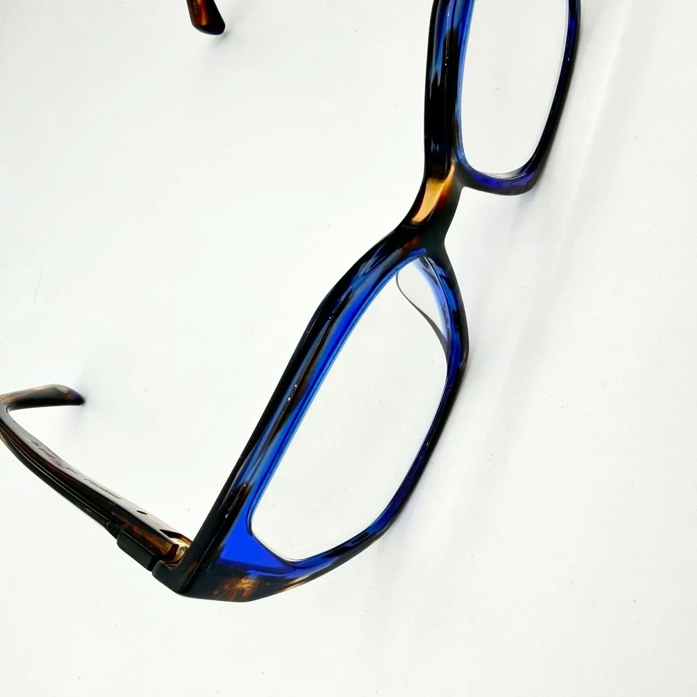 Etnia Barcelona Mambo Rx 3 Eyeglass Frames 55-15 Havana Blue Tortoise